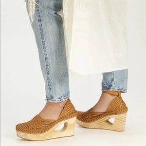 Free People Teagan Huarache Wedge